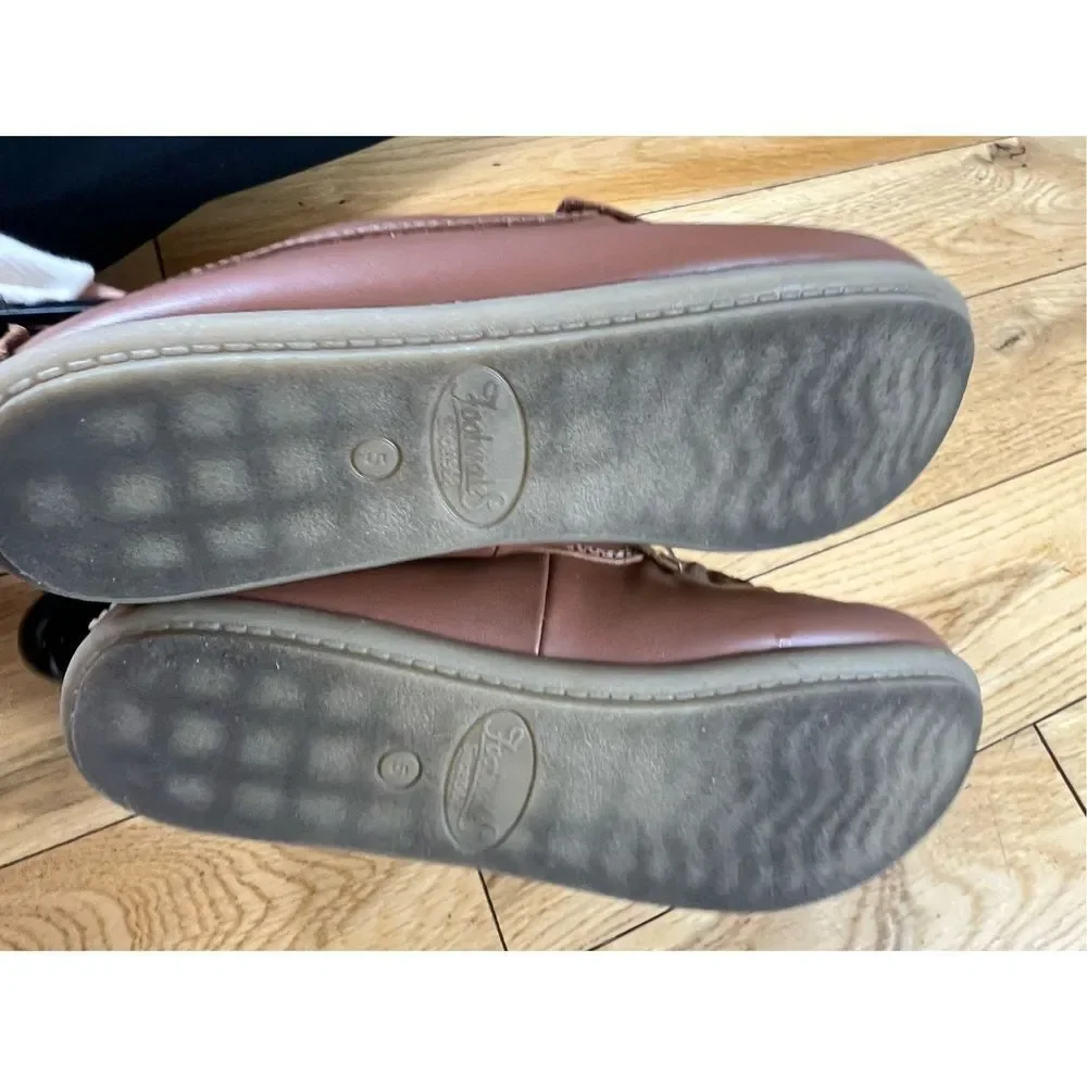 FootMates Boys Brown Loafers Size 5 Wide